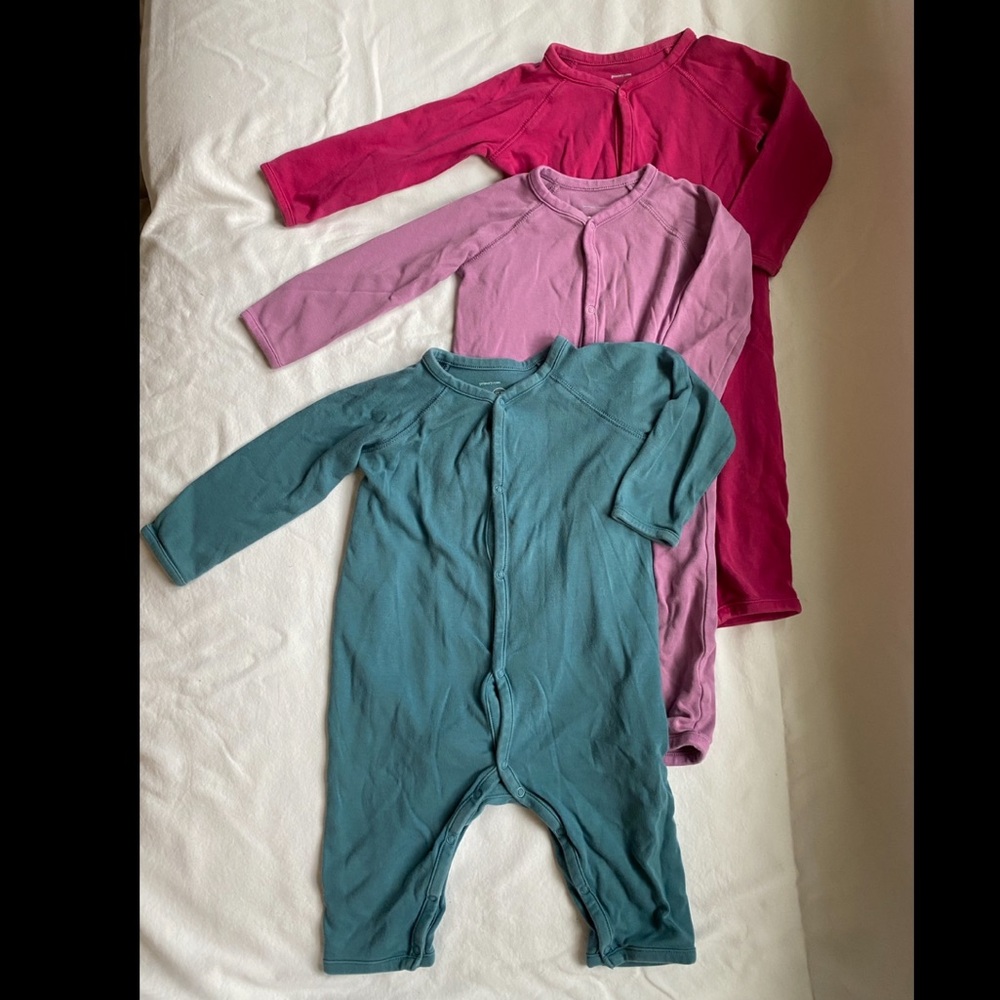 Lot of three Primary button Pajamas size 12-18 months